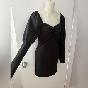 ASOS mini puff sleeve dress